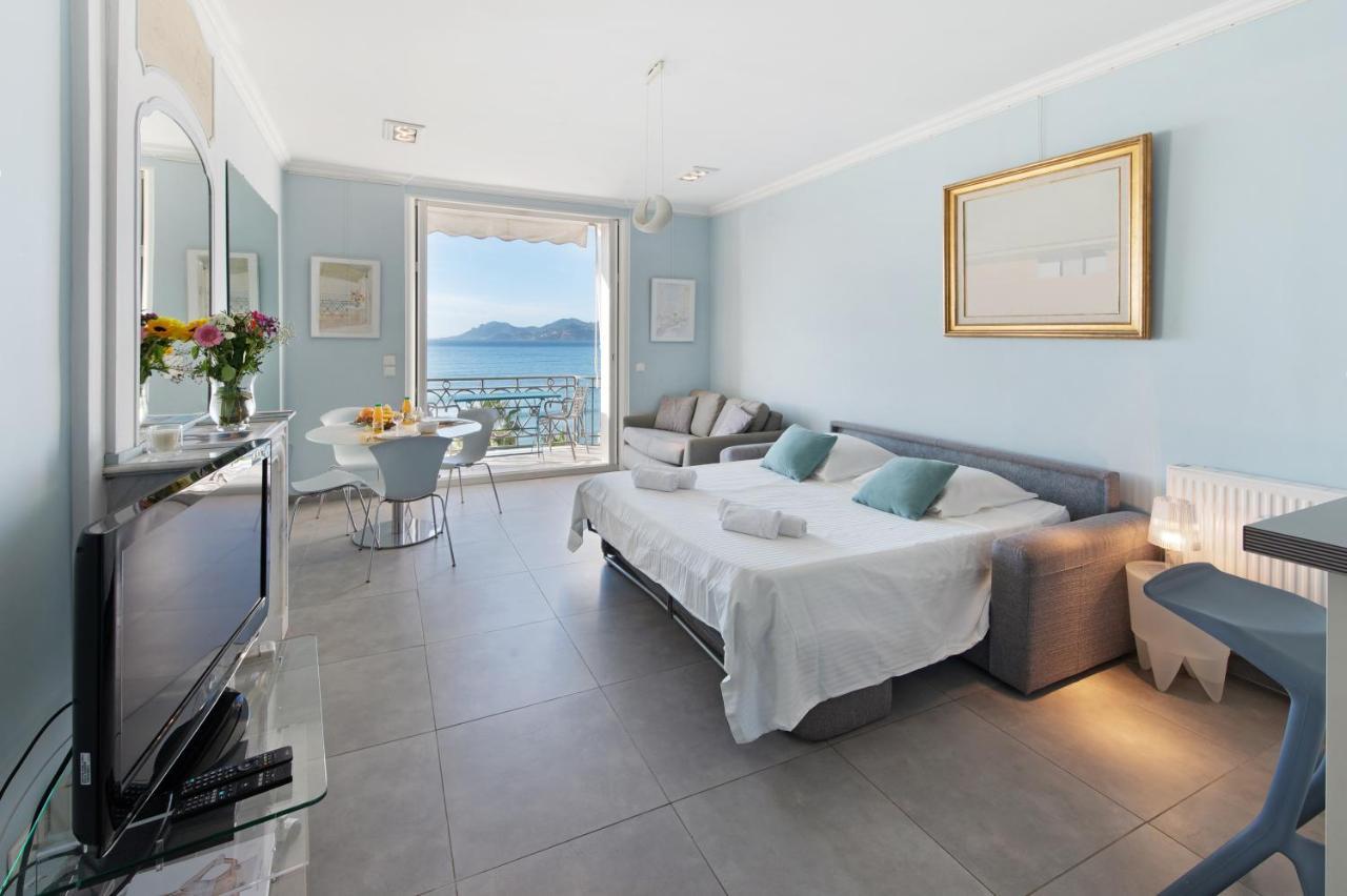 Palais Miramar - Suite Blue Room - Vue Mer -Croisette Emplacement Unique - 20M Plage - Wifi - Clim Cannes Exterior foto